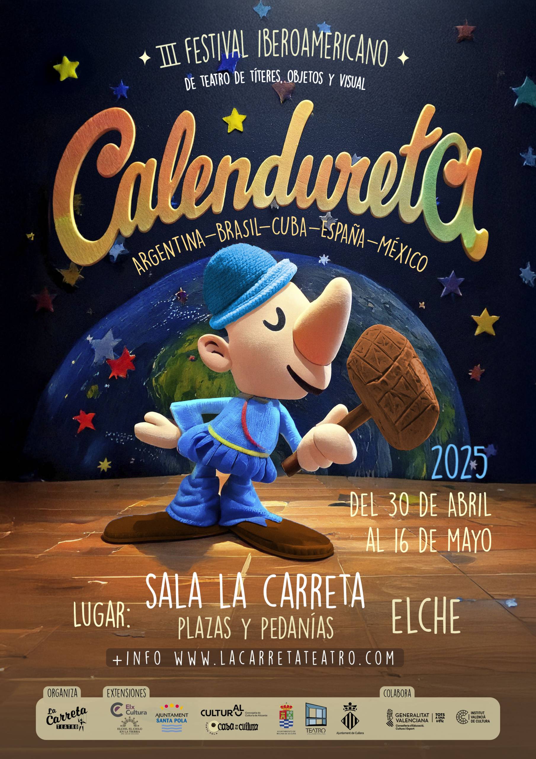 Cartel Calendureta Elche 25